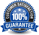 100% Customer Satisfaction Guarantee