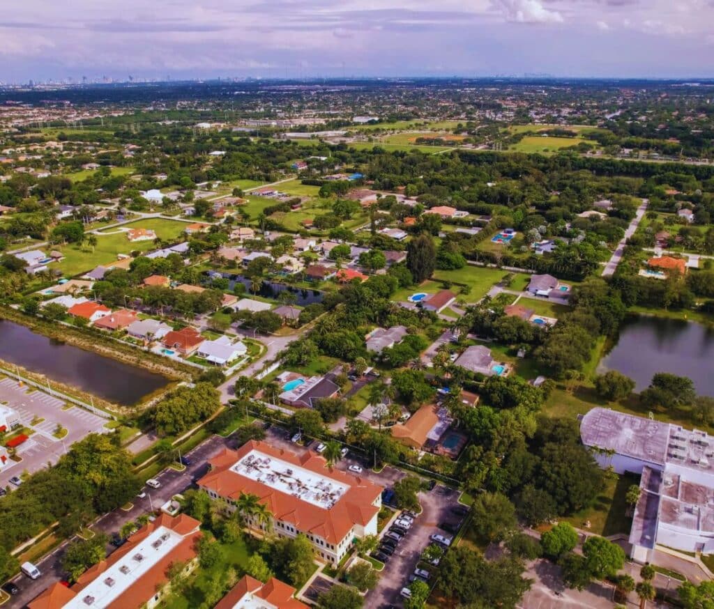 Residential neighborhoods, Cooper City, FL
